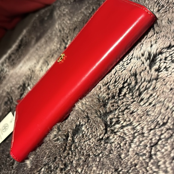 Tory Burch Blake patent leather slim long Wallet New - Picture 12 of 16